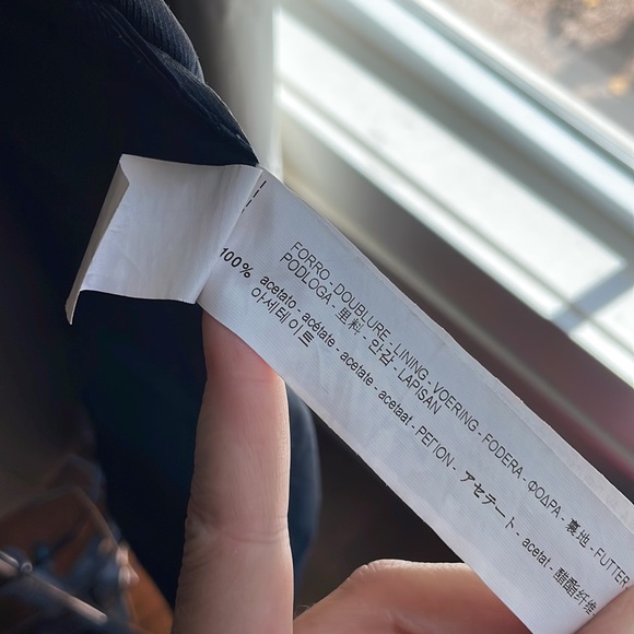 Zara Basic Line Dress Navy - Picture 5 of 6